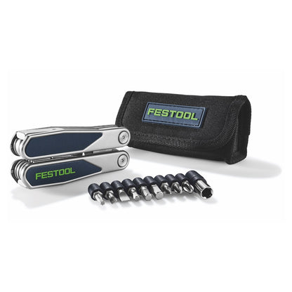 Festool MT-FT1 Multitool 20 in 1 ( 577934 ) Zange / Drahtschneider / Feile / Schraubendreher / Dosenöffner / Kapselheber / Säge / Glasbrecher / Bit-Satz von RICHARTZ