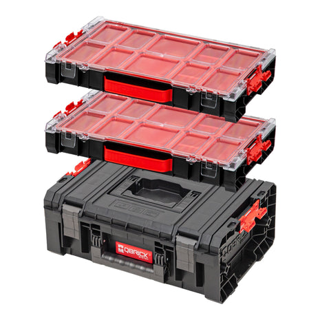 Coffret à outils Qbrick System PRO Technician Case 2.0 450 x 332 x 171 mm 12 l IP54 + 2x PRO 100 Organizer 452 x 296 x 79 mm 5 l IP54