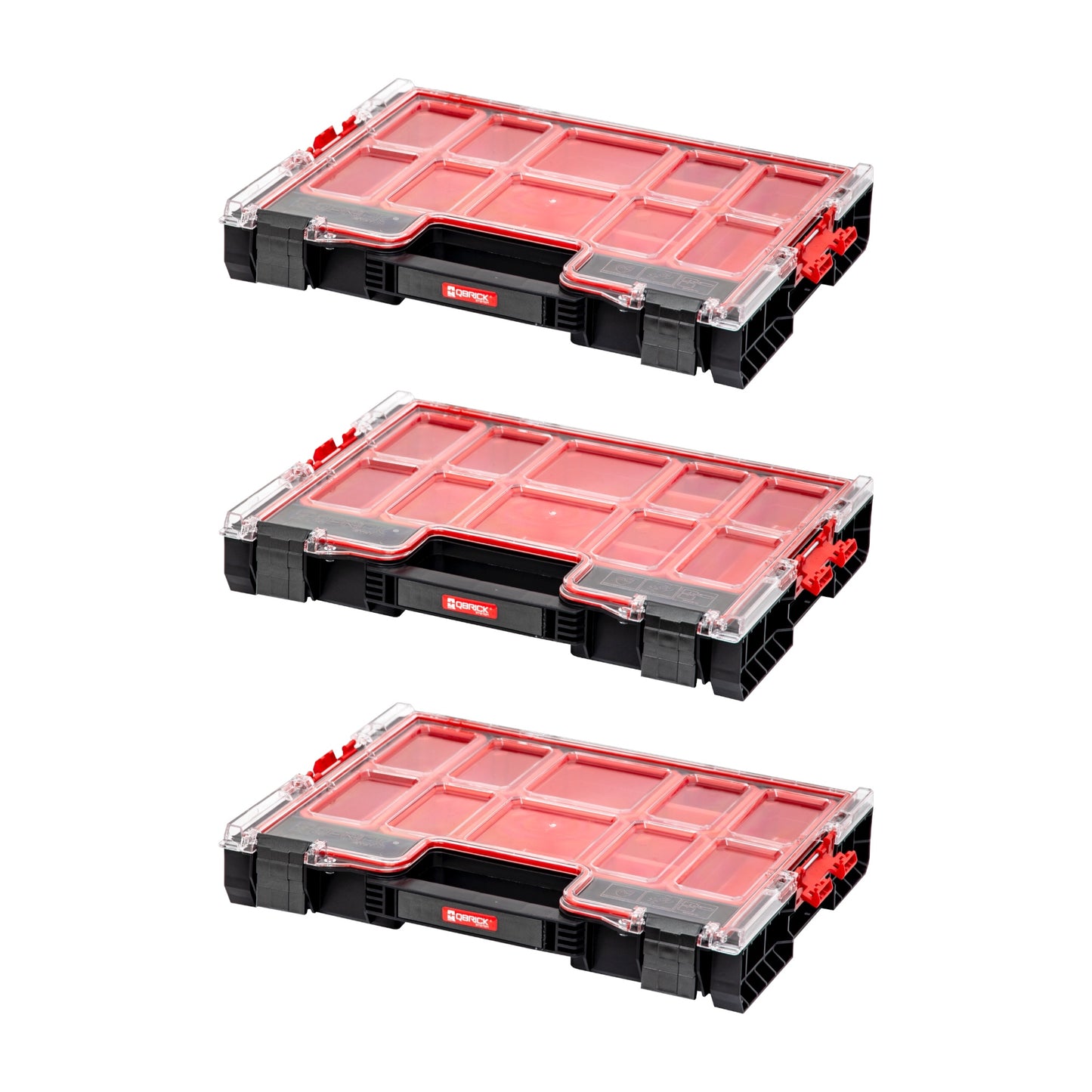 Qbrick System 3x PRO 200 Organisateur 452 x 358 x 79 mm 6 l empilable IP54