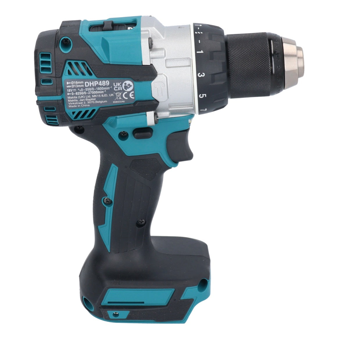 Makita DHP 489 RF perceuse à percussion sans fil 18 V 73 Nm sans balais + 2 batteries 3,0 Ah + chargeur