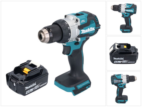 Makita DHP 489 M1 perceuse à percussion sans fil 18 V 73 Nm sans balais + 1x batterie 4,0 Ah - sans chargeur