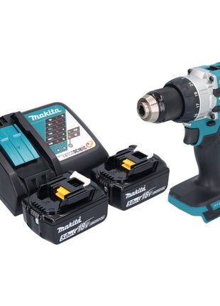 Taladro percutor inalámbrico Makita DHP 489 RT 18 V 73 Nm sin escobillas + 2 baterías 5,0 Ah + cargador