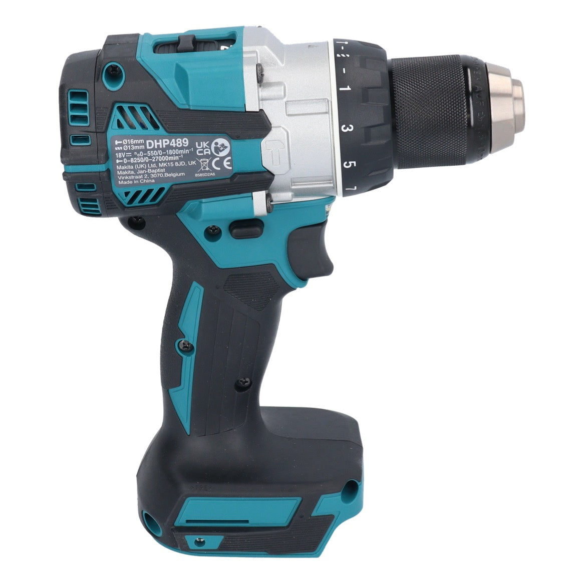 Makita DHP 489 RG perceuse à percussion sans fil 18 V 73 Nm sans balais + 2 batteries 6,0 Ah + chargeur