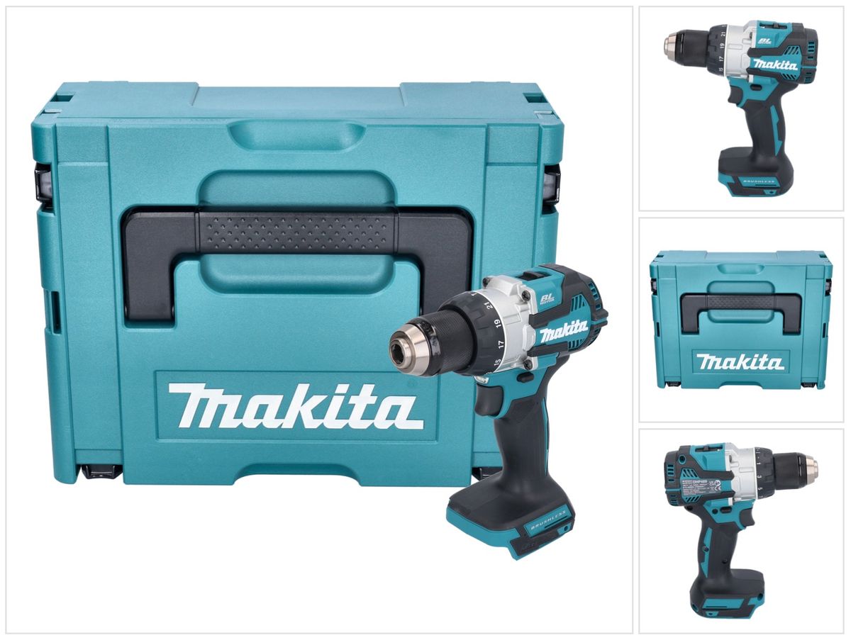 Makita DHP 489 ZJ perceuse à percussion sans fil 18 V 73 Nm brushless + Makpac - sans batterie, sans chargeur