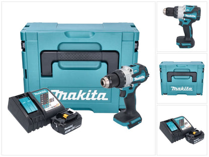 Makita DHP 489 RF1J perceuse à percussion sans fil 18 V 73 Nm sans balai + 1x batterie 3,0 Ah + chargeur + Makpac