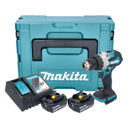 Makita DHP 489 RFJ perceuse à percussion sans fil 18 V 73 Nm sans balai + 2x batteries 3,0 Ah + chargeur + Makpac