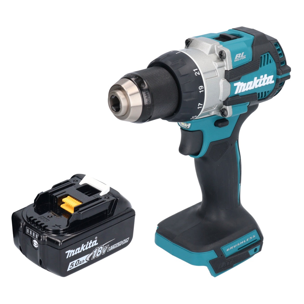 Makita DDF 489 T1 perceuse-visseuse sans fil 18 V 73 Nm sans balais + 1x batterie 5,0 Ah - sans chargeur