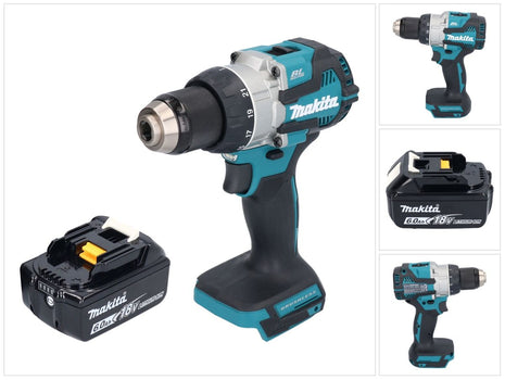 Makita DDF 489 G1 perceuse-visseuse sans fil 18 V 73 Nm sans balai + 1x batterie 6,0 Ah - sans chargeur