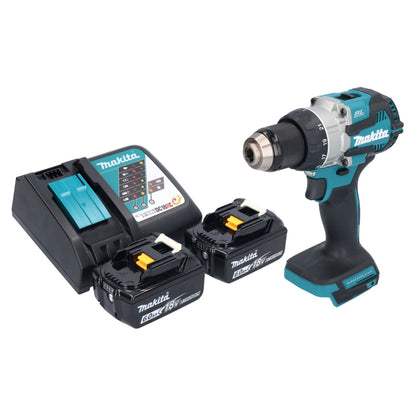 Makita DDF 489 RG Akku Bohrschrauber 18 V 73 Nm Brushless + 2x Akku 6,0 Ah + Ladegerät