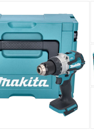 Makita DDF 489 ZJ perceuse-visseuse sans fil 18 V 73 Nm Brushless Solo + Makpac - sans batterie, sans chargeur