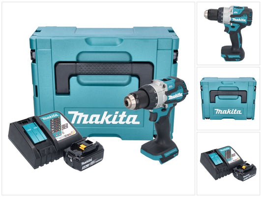 Makita DDF 489 RF1J perceuse-visseuse sans fil 18 V 73 Nm sans balais + 1x batterie 3,0 Ah + chargeur + Makpac