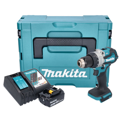 Makita DDF 489 RM1J Akku Bohrschrauber 18 V 73 Nm Brushless + 1x Akku 4,0 Ah + Ladegerät + Makpac