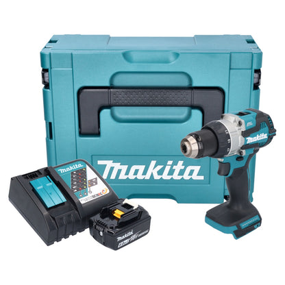 Makita DDF 489 RG1J perceuse-visseuse sans fil 18 V 73 Nm sans balais + 1x batterie 6,0 Ah + chargeur + Makpac