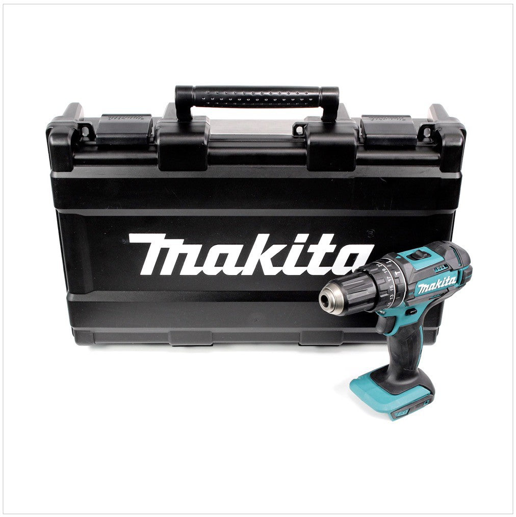 Makita DHP 482 ZK Akku Schlagbohrschrauber 18 V 62Nm im schwarzen Koffer - Toolbrothers