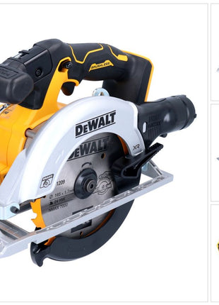 Sierra circular inalámbrica DeWalt DCS 565 N 18 V 165 mm sin escobillas solo - sin batería, sin cargador