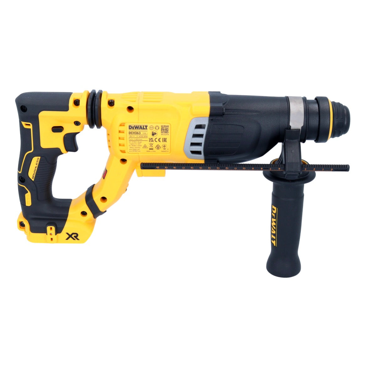 Marteau combiné sans fil DeWalt DCH 263 N 18 V 3 J SDS Plus Brushless Solo - sans batterie, sans chargeur