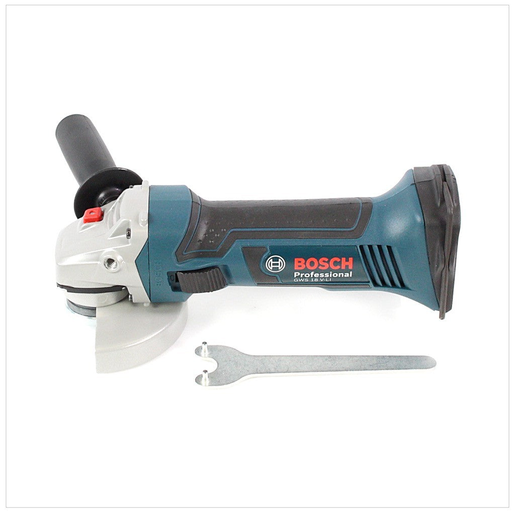 Bosch GWS 18 V-Li Professional 115 mm Akku Winkelschleifer in L-Boxx mit Einlage + Ladegerät GAL 1880 + 2 x GBA 6Ah Akku - Toolbrothers