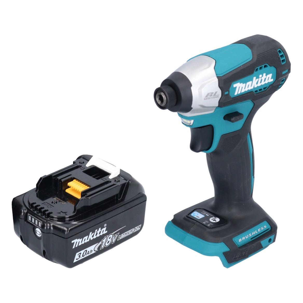 Makita DTD 157 F1 clé à chocs sans fil 18 V 140 Nm 1/4" brushless + 1x batterie 3,0 Ah - sans chargeur