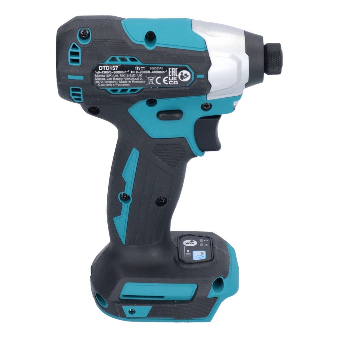 Makita DTD 157 RF1 Akku Schlagschrauber 18 V 140 Nm 1/4" Brushless + 1x Akku 3,0 Ah + Ladegerät