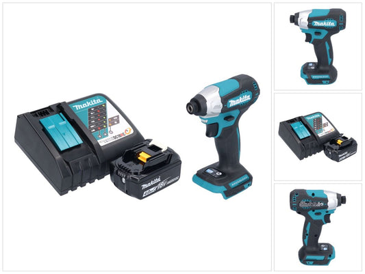 Makita DTD 157 RM1 clé à chocs sans fil 18 V 140 Nm 1/4" sans balai + 1x batterie 4,0 Ah + chargeur