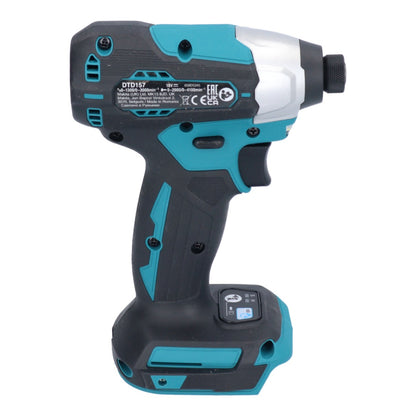 Makita DTD 157 RM Akku Schlagschrauber 18 V 140 Nm 1/4" Brushless + 2x Akku 4,0 Ah + Ladegerät