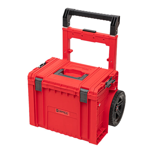 Qbrick System PRO Cart 2.0 Plus RED ULTRA HD empilable 490 x 415 x 660 mm 29 l IP54 double poignée télescopique amovible