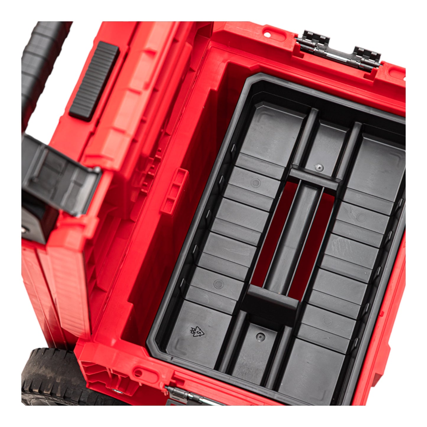 Qbrick System PRO Cart 2.0 Plus RED ULTRA HD stapelbar 490 x 415 x 660 mm 29 l IP54 abnehmbarer Doppelteleskopgriff