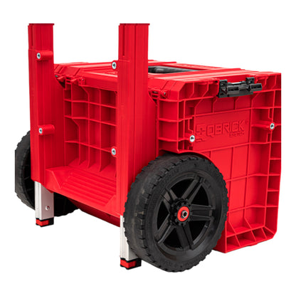 Qbrick System PRO Cart 2.0 Plus RED ULTRA HD stapelbar 490 x 415 x 660 mm 29 l IP54 abnehmbarer Doppelteleskopgriff