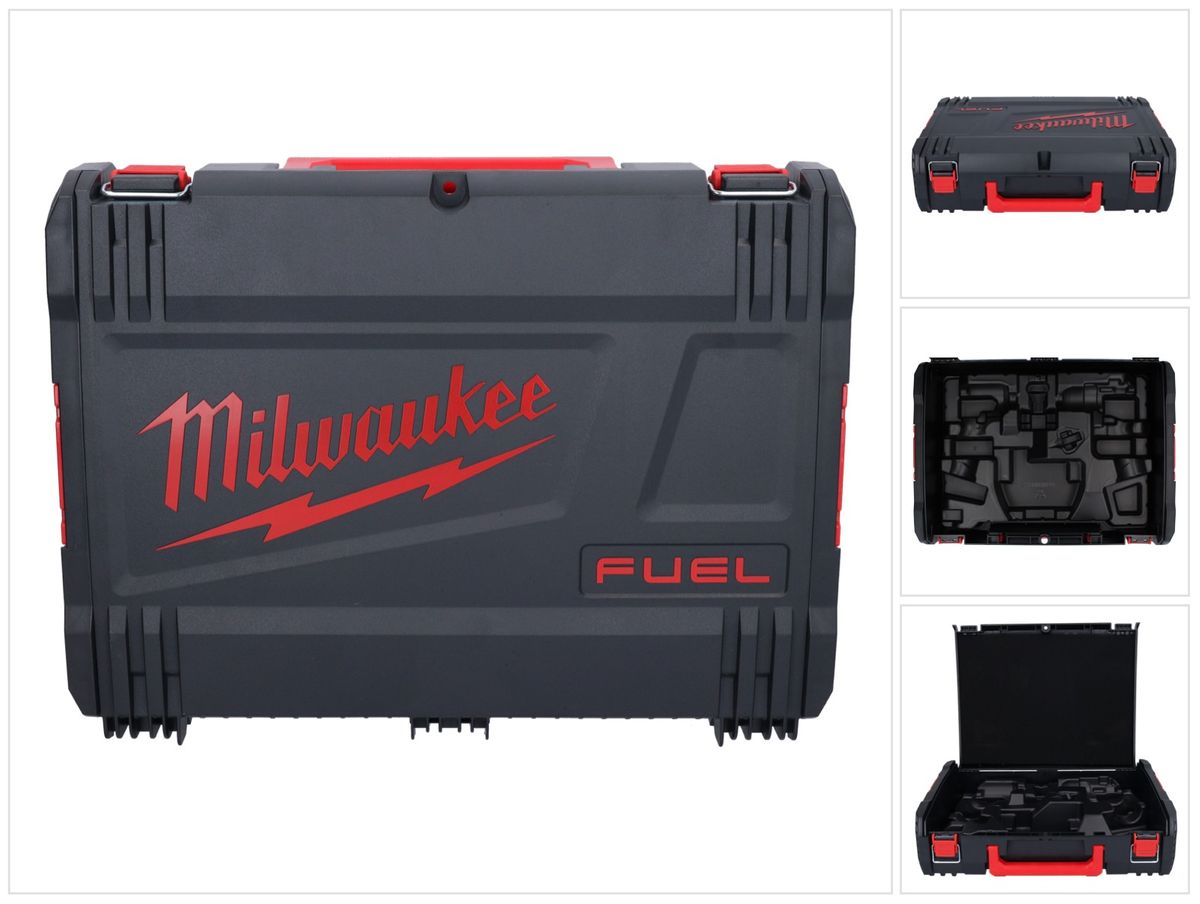 Mallette à outils Milwaukee HD-Box pour perceuse à percussion M12 FPD2 + clé à chocs FID2 + accessoires