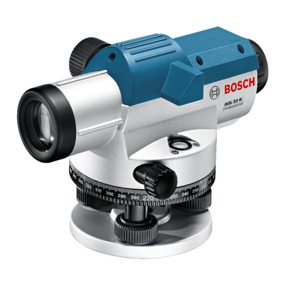 Bosch GOL 32 G Niveau optique professionnel 400 Gon 120 m IP 54 (06159940AY) + trépied BT 160 + toise GR 500 + étui