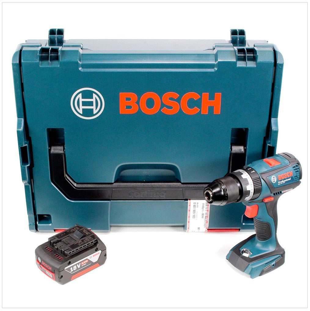 Bosch GSB 18 V-EC Akku Schlagbohrschrauber 2016 neue Version Metallbohrfutter + 1x GBA 6 Ah Akku in L-Boxx - Toolbrothers