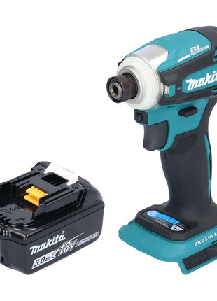 Makita DTD 172 F1 Akku Schlagschrauber 18 V 180 Nm 1/4" Brushless + 1x Akku 3,0 Ah - ohne Ladegerät