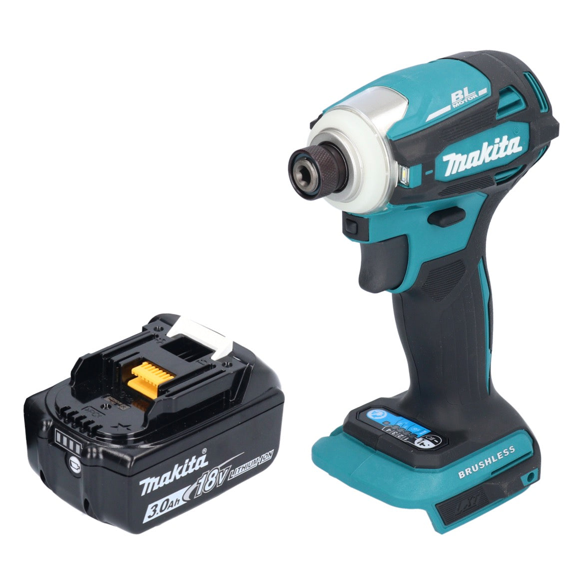 Makita DTD 172 F1 clé à chocs sans fil 18 V 180 Nm 1/4" brushless + 1x batterie 3,0 Ah - sans chargeur