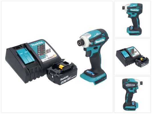 Makita DTD 172 RM1 Akku Schlagschrauber 18 V 180 Nm 1/4" Brushless + 1x Akku 4,0 Ah + Ladegerät