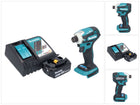 Makita DTD 172 RT1 Atornillador de impacto inalámbrico 18 V 180 Nm 1/4