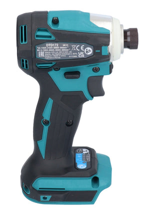 Makita DTD 172 RT1 Atornillador de impacto inalámbrico 18 V 180 Nm 1/4" sin escobillas + 1x batería 5,0 Ah + cargador