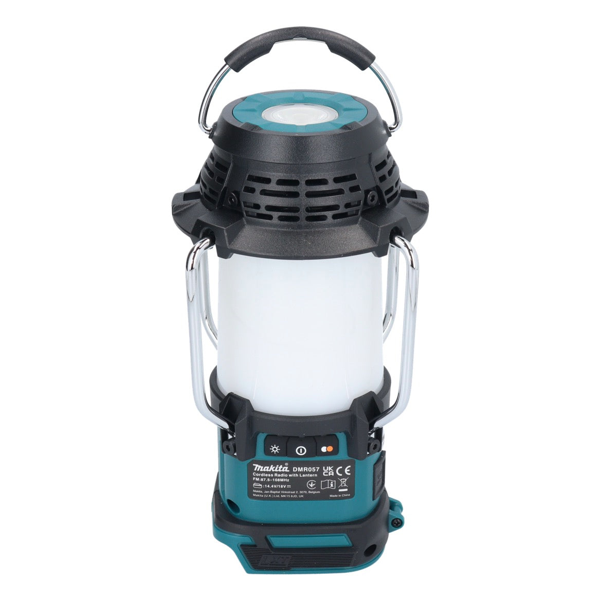 Makita DMR 057 radio à batterie 18 V FM avec lanterne lampe de poche 360° solo - sans batterie, sans chargeur