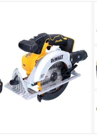 Sierra circular a batería DeWalt DCS 565 N 18 V 165 mm sin escobillas + 1x batería 4,0 Ah - sin cargador