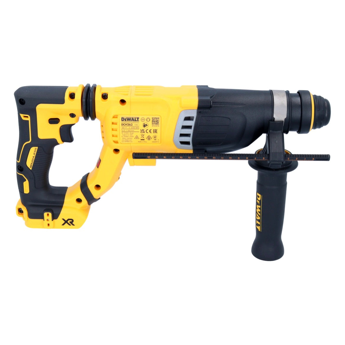 Marteau combiné à batterie DeWalt DCH 263 E1 18 V 3 J SDS Plus sans balais + 1 batterie Powerstack 1,7 Ah + chargeur