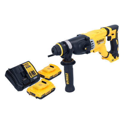 Marteau combiné à batterie DeWalt DCH 263 D2 18 V 3 J SDS Plus Brushless + 2x batteries 2,0 Ah + chargeur