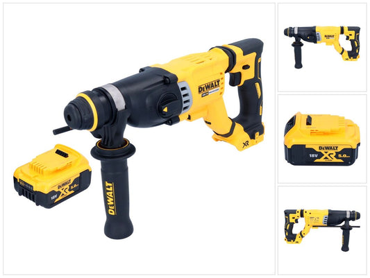 Marteau combiné à batterie DeWalt DCH 263 N 18 V 3 J SDS Plus Brushless + 1x batterie 5,0 Ah - sans chargeur