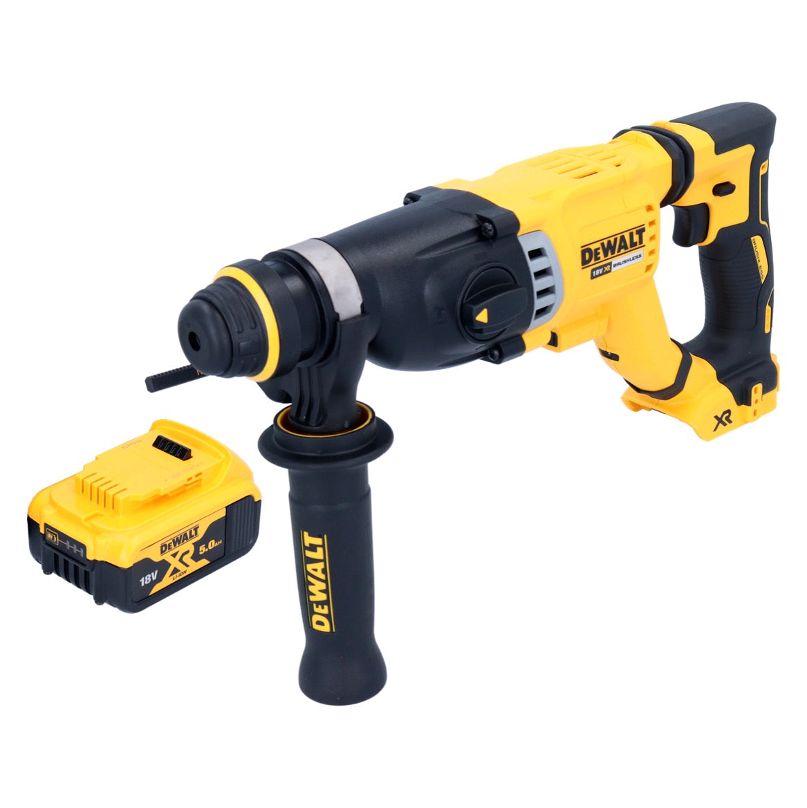 Marteau combiné à batterie DeWalt DCH 263 N 18 V 3 J SDS Plus Brushless + 1x batterie 5,0 Ah - sans chargeur