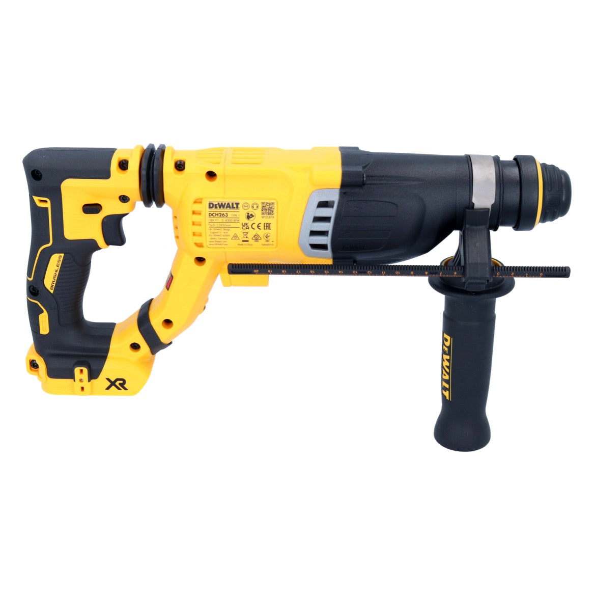 Marteau combiné à batterie DeWalt DCH 263 N 18 V 3 J SDS Plus Brushless + 1x batterie Powerstack 5,0 Ah - sans chargeur