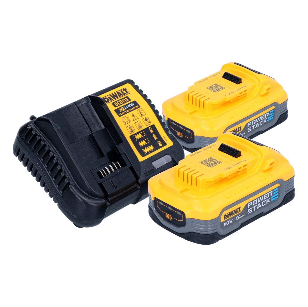 Marteau combiné à batterie DeWalt DCH 263 H2 18 V 3 J SDS Plus brushless + 2x batterie Powerstack 5,0 Ah + chargeur