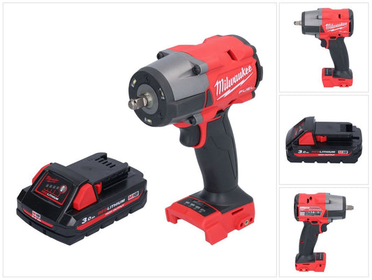 Clé à chocs sans fil Milwaukee M18 FMTIW2F38-301 18 V 745 Nm 3/8" brushless + 1x batterie 3,0 Ah - sans chargeur