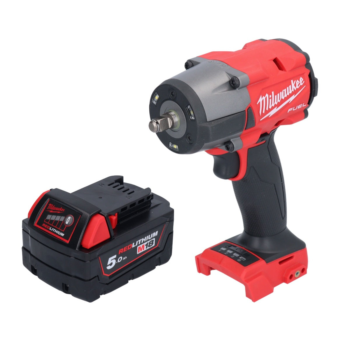 Clé à chocs sans fil Milwaukee M18 FMTIW2F38-501 18 V 745 Nm 3/8" brushless + 1x batterie 5,0 Ah - sans chargeur