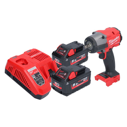 Clé à chocs sans fil Milwaukee M18 FMTIW2F38-552 18 V 745 Nm 3/8" brushless + 2x batterie 5,5 Ah + chargeur