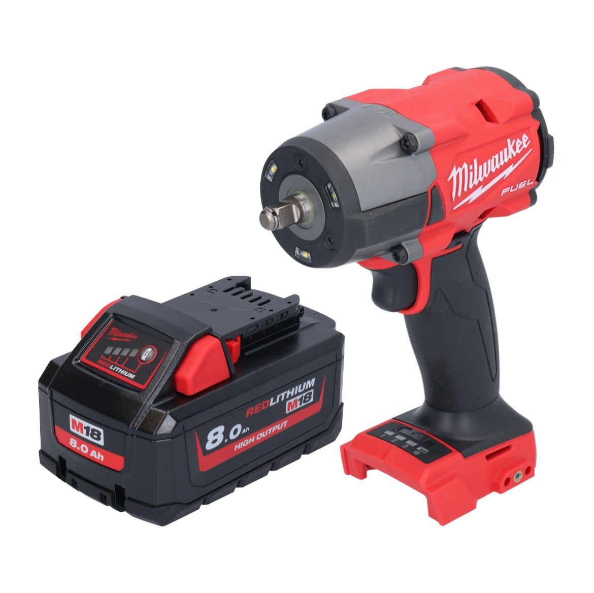 Milwaukee M18 FMTIW2F38-801 Akku Schlagschrauber 18 V 745 Nm 3/8" Brushless + 1x Akku 8,0 Ah - ohne Ladegerät