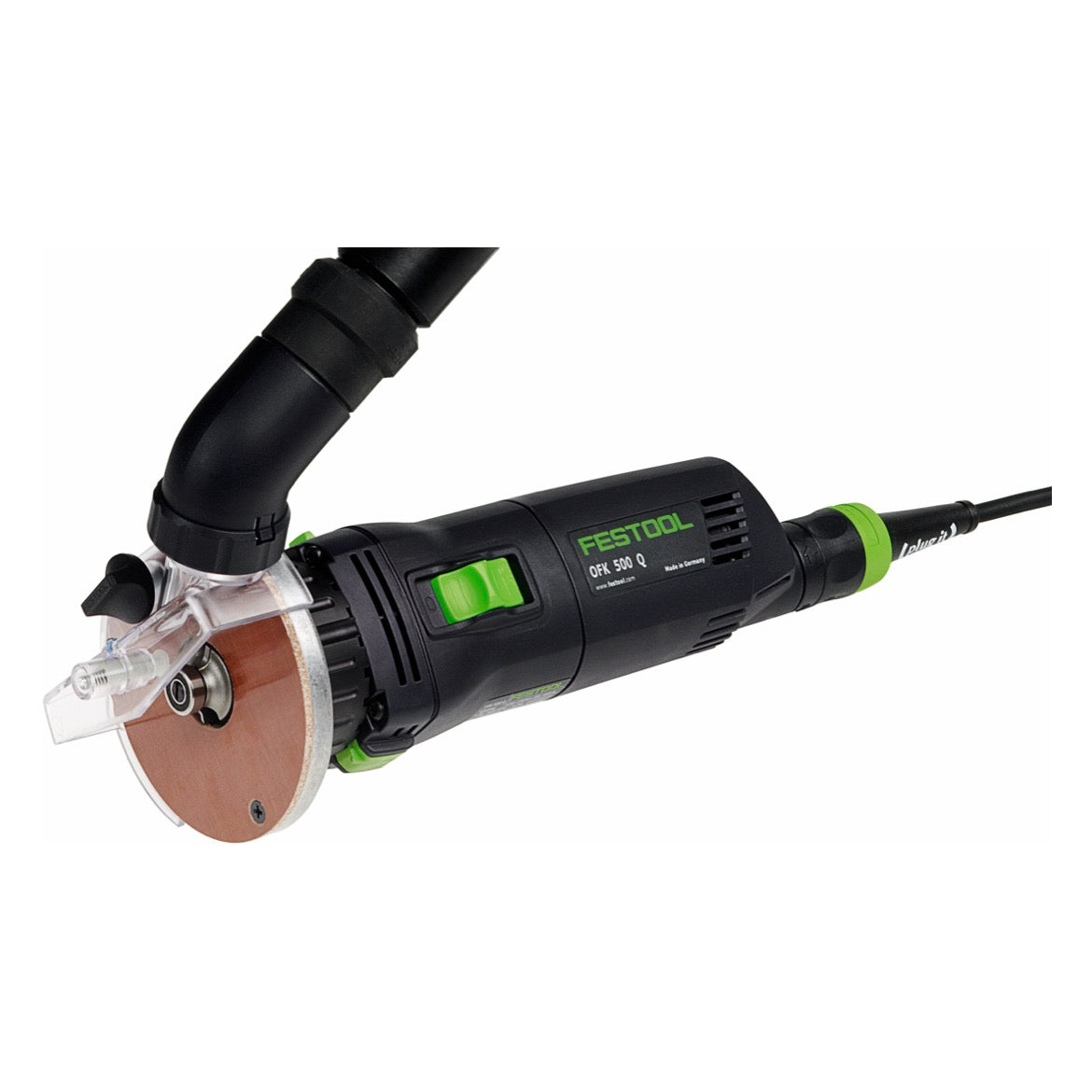 Festool OFK 500 Q-Plus R3 Kantenfräse 450 W + Abrundfräser 3 mm + Systainer ( 576225 )