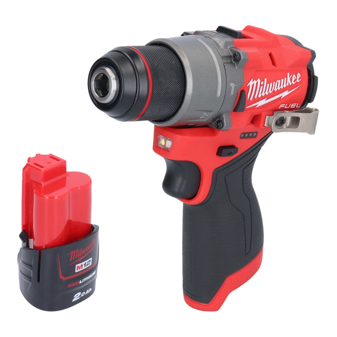 Perceuse à percussion sans fil Milwaukee M12 FPD2-201 12 V 45 Nm sans balais + 1x batterie 2,0 Ah - sans chargeur